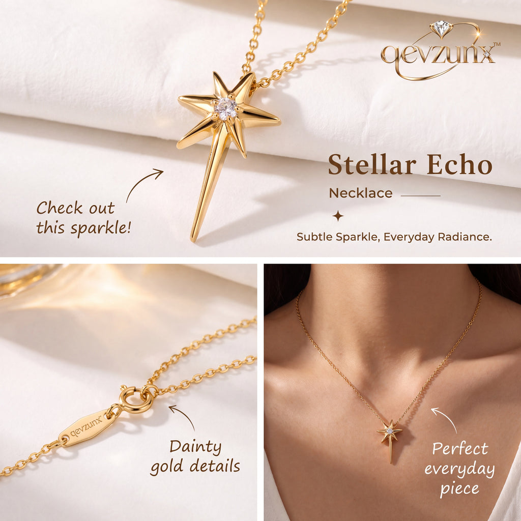𝒒𝒆𝒗𝒛𝒖𝒏𝒙™ Stellar Echo Necklace — view 4