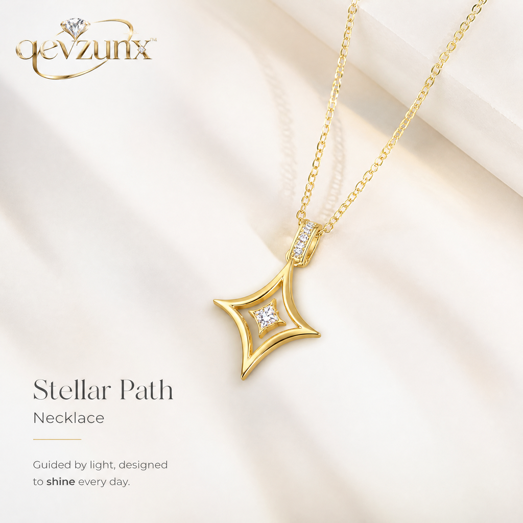 𝒒𝒆𝒗𝒛𝒖𝒏𝒙™ Stellar Path Necklace — view 1