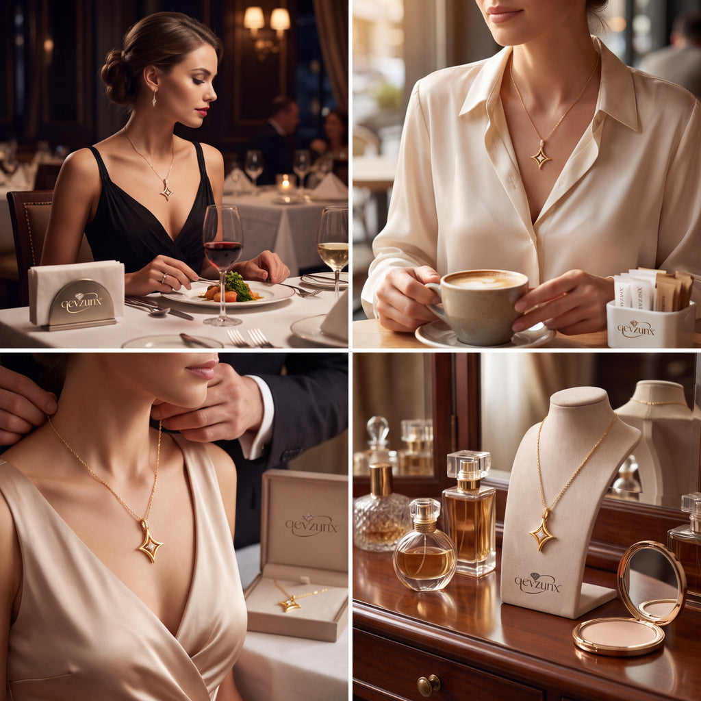 𝒒𝒆𝒗𝒛𝒖𝒏𝒙™ Stellar Path Necklace — view 2