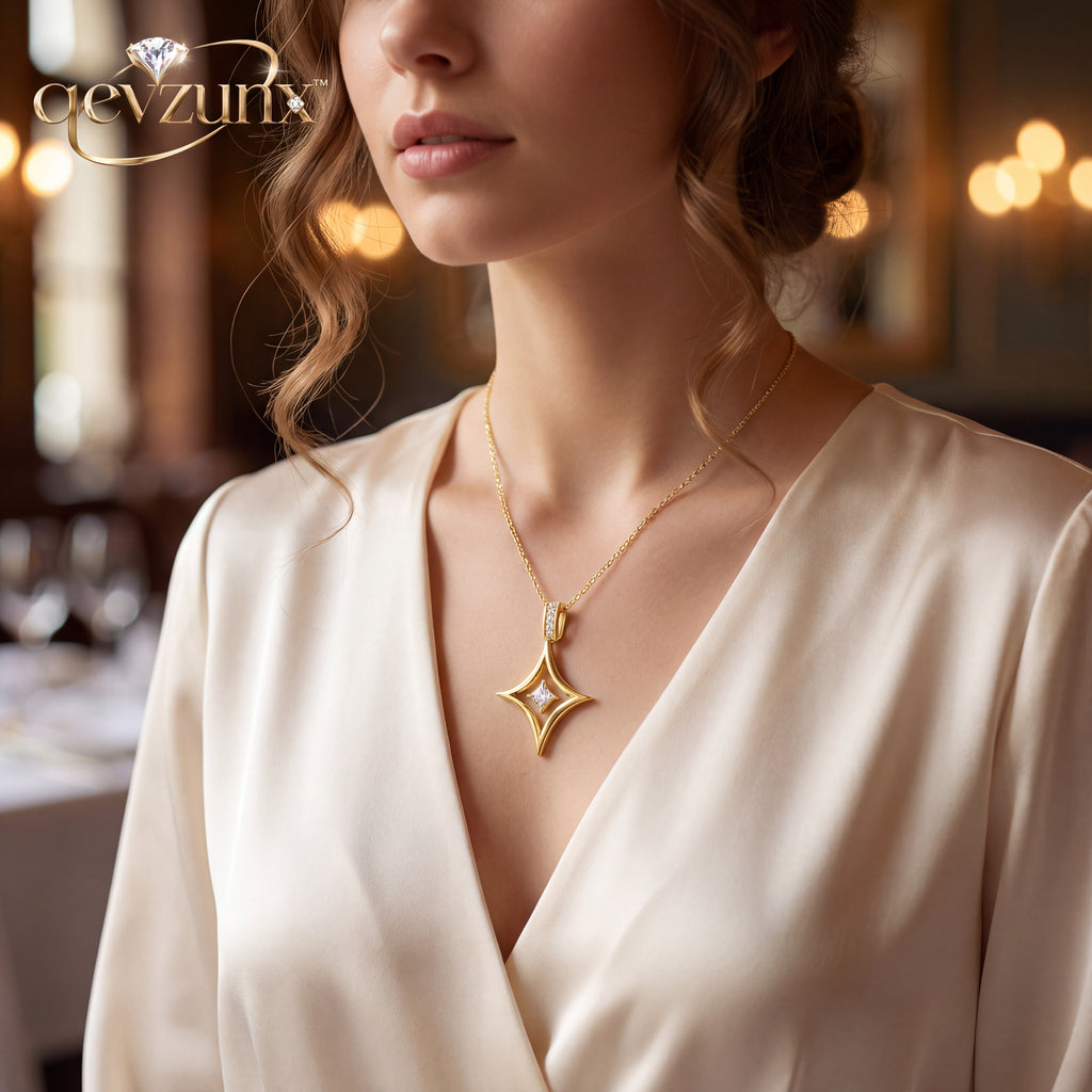 𝒒𝒆𝒗𝒛𝒖𝒏𝒙™ Stellar Path Necklace — view 3