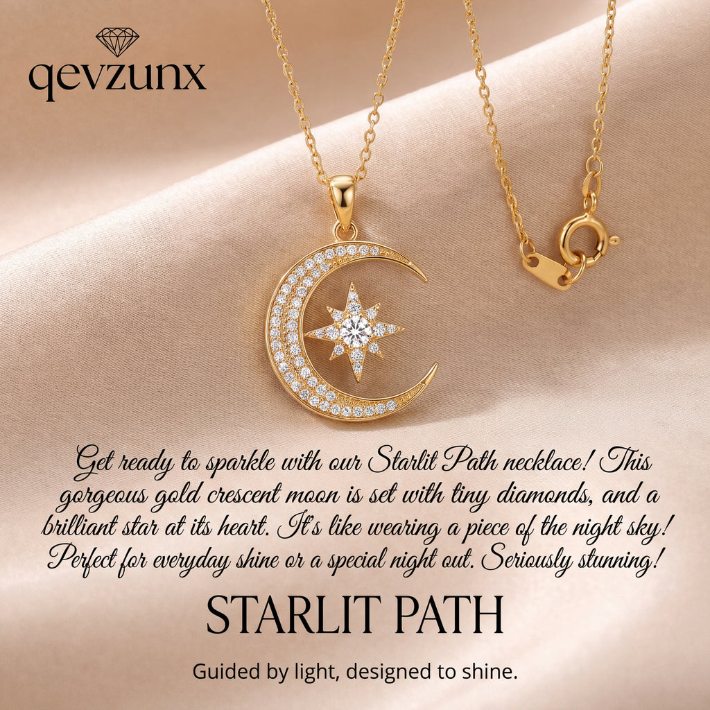 𝒒𝒆𝒗𝒛𝒖𝒏𝒙™ Starlit Path Necklace — view 4