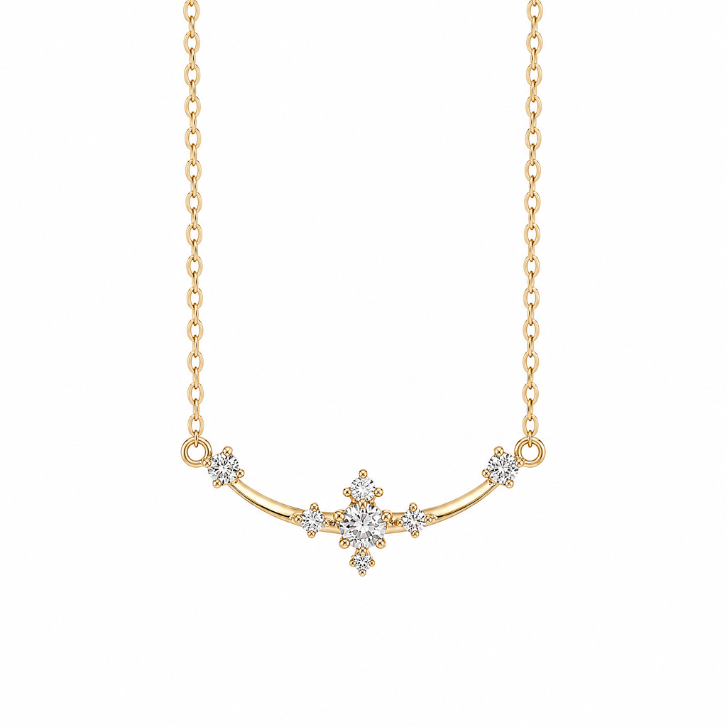 𝒒𝒆𝒗𝒛𝒖𝒏𝒙™ Luminary Arc Necklace — view 5