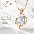 𝒒𝒆𝒗𝒛𝒖𝒏𝒙™ Aurora Ray Pendant Necklace — view 1