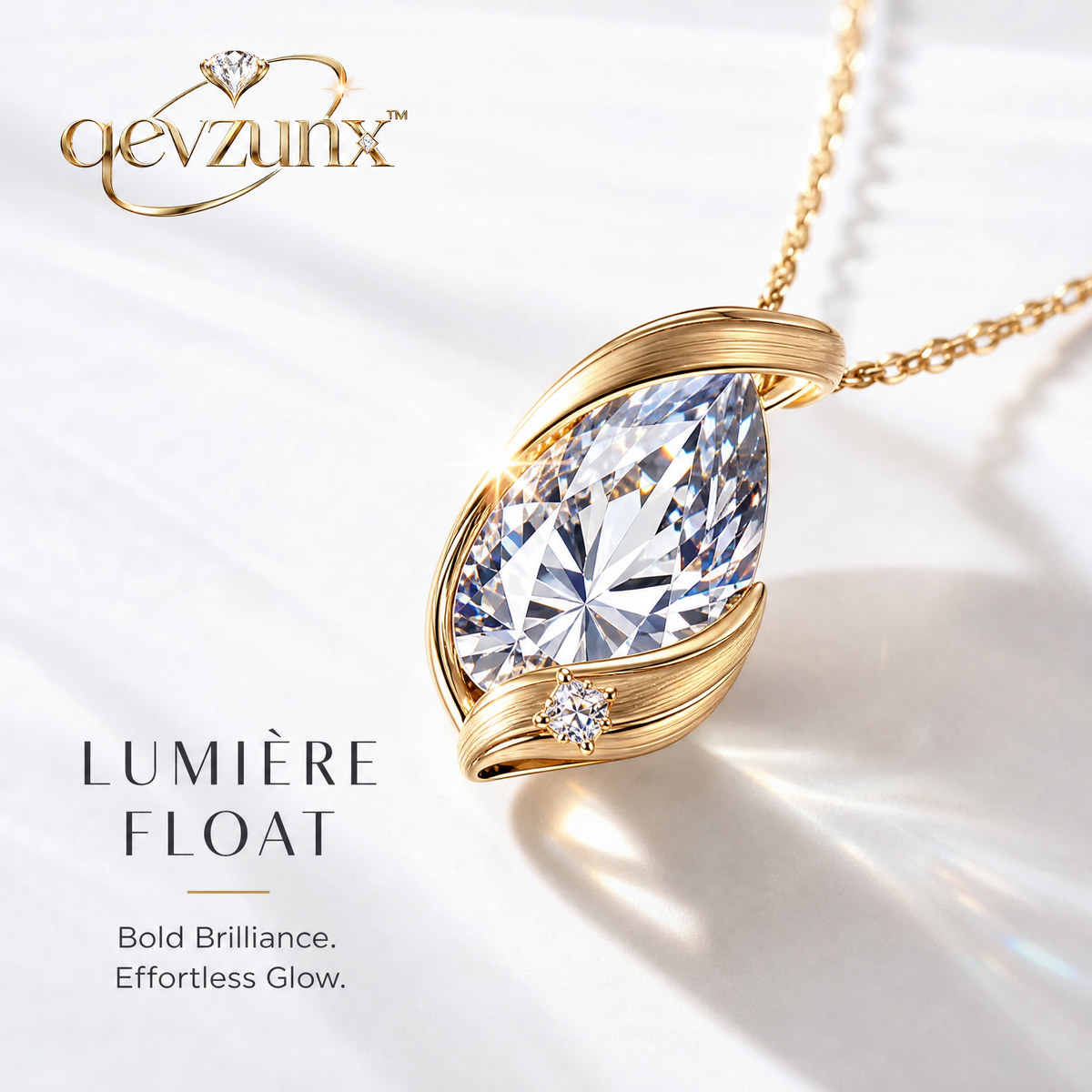 𝒒𝒆𝒗𝒛𝒖𝒏𝒙™ Lumière Float Necklace — view 1