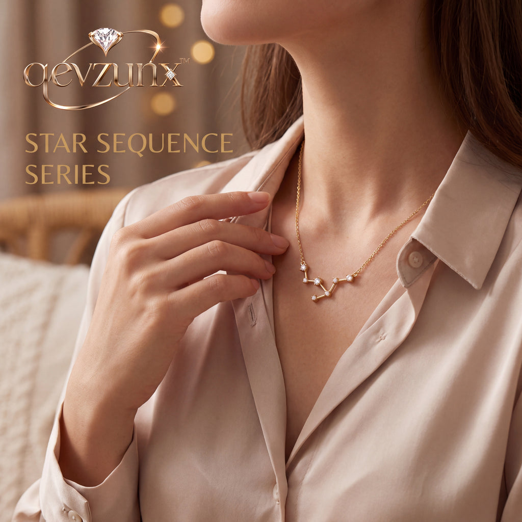 𝒒𝒆𝒗𝒛𝒖𝒏𝒙™ Star Sequence Necklace — view 3