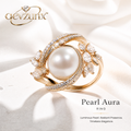 𝒒𝒆𝒗𝒛𝒖𝒏𝒙™ Pearl Aura Ring — view 1